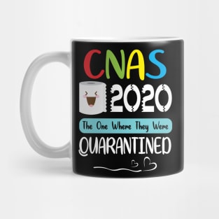 Cnas Toilet Paper Face 2020 The One Where They Were Quarantined Fighting Coronavirus 2020 Mug